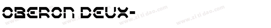 Oberon Deux字体转换